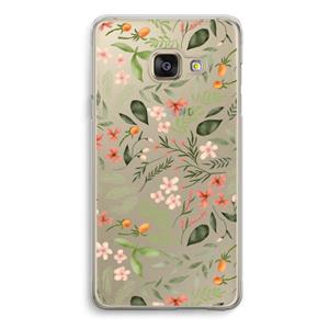 CaseCompany Sweet little flowers: Samsung A3 (2017) Transparant Hoesje