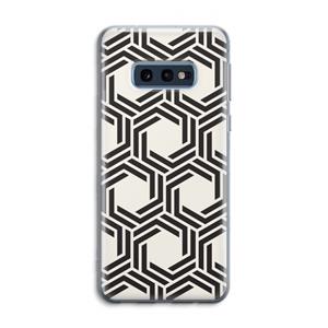 CaseCompany Geometrisch patroon: Samsung Galaxy S10e Transparant Hoesje