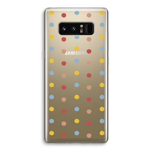 CaseCompany Bollen: Samsung Galaxy Note 8 Transparant Hoesje