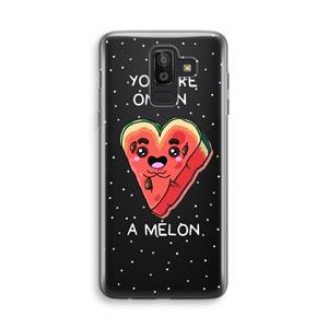 CaseCompany One In A Melon: Samsung Galaxy J8 (2018) Transparant Hoesje