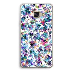 CaseCompany Hibiscus Flowers: Samsung A3 (2017) Transparant Hoesje