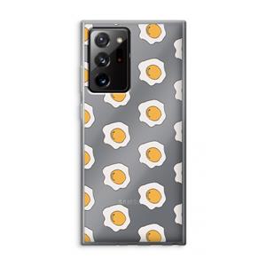 CaseCompany Bacon to my eggs #1: Samsung Galaxy Note 20 Ultra / Note 20 Ultra 5G Transparant Hoesje