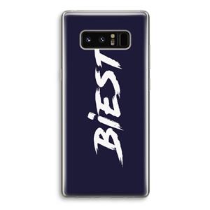 CaseCompany Biest: Samsung Galaxy Note 8 Transparant Hoesje