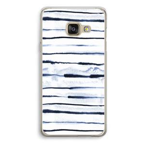 CaseCompany Ink Stripes: Samsung A3 (2017) Transparant Hoesje