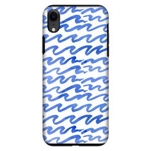 CaseCompany Blauwe golven: iPhone XR Tough Case
