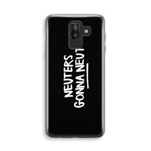 CaseCompany Neuters (zwart): Samsung Galaxy J8 (2018) Transparant Hoesje