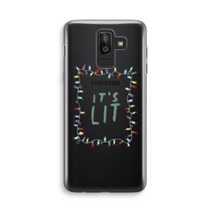 CaseCompany It's Lit: Samsung Galaxy J8 (2018) Transparant Hoesje