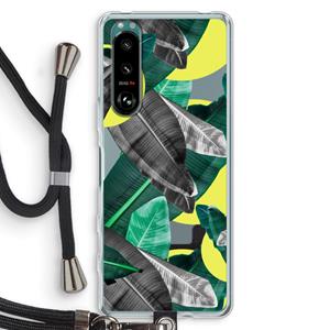 CaseCompany Fantasie jungle: Sony Xperia 5 III Transparant Hoesje met koord