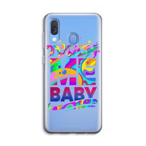 CaseCompany Touch Me: Samsung Galaxy A40 Transparant Hoesje