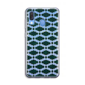 CaseCompany Moroccan tiles: Samsung Galaxy A40 Transparant Hoesje
