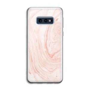 CaseCompany Peach bath: Samsung Galaxy S10e Transparant Hoesje