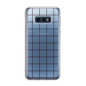 CaseCompany Rooster: Samsung Galaxy S10e Transparant Hoesje