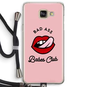 CaseCompany Badass Babes Club: Samsung Galaxy A5 (2016) Transparant Hoesje met koord