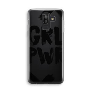 CaseCompany Girl Power #2: Samsung Galaxy J8 (2018) Transparant Hoesje