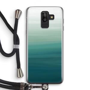 CaseCompany Ocean: Samsung Galaxy J8 (2018) Transparant Hoesje met koord