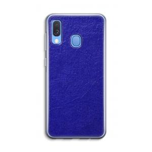 CaseCompany Majorelle Blue: Samsung Galaxy A40 Transparant Hoesje