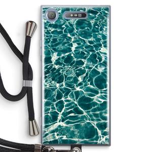 CaseCompany Weerkaatsing water: Sony Xperia XZ1 Transparant Hoesje met koord