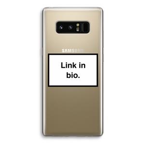 CaseCompany Link in bio: Samsung Galaxy Note 8 Transparant Hoesje