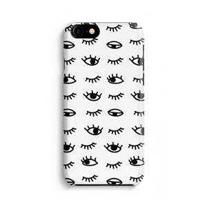 CaseCompany Eye pattern #2: iPhone 8 Volledig Geprint Hoesje