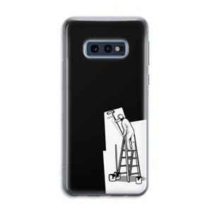 CaseCompany Musketon Painter: Samsung Galaxy S10e Transparant Hoesje