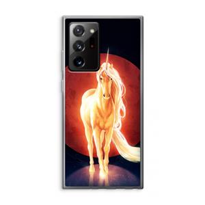 CaseCompany Last Unicorn: Samsung Galaxy Note 20 Ultra / Note 20 Ultra 5G Transparant Hoesje