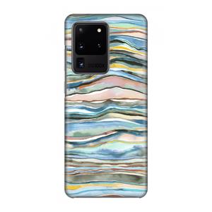 CaseCompany Watercolor Agate: Volledig geprint Samsung Galaxy S20 Ultra Hoesje