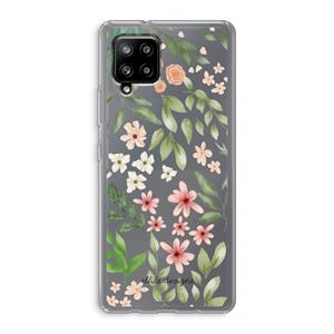 CaseCompany Botanical sweet flower heaven: Samsung Galaxy A42 5G Transparant Hoesje