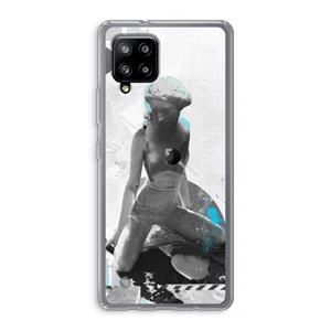 CaseCompany I will not feel a thing: Samsung Galaxy A42 5G Transparant Hoesje