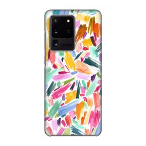 CaseCompany Watercolor Brushstrokes: Volledig geprint Samsung Galaxy S20 Ultra Hoesje