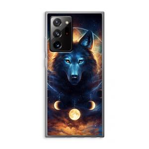 CaseCompany Wolf Dreamcatcher: Samsung Galaxy Note 20 Ultra / Note 20 Ultra 5G Transparant Hoesje