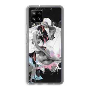 CaseCompany Camouflage de sommeil: Samsung Galaxy A42 5G Transparant Hoesje