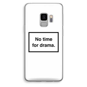 CaseCompany No drama: Samsung Galaxy S9 Transparant Hoesje