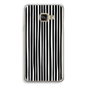 CaseCompany Stripes: Samsung A3 (2017) Transparant Hoesje