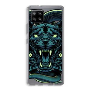 CaseCompany Cougar and Vipers: Samsung Galaxy A42 5G Transparant Hoesje