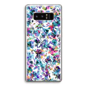 CaseCompany Hibiscus Flowers: Samsung Galaxy Note 8 Transparant Hoesje