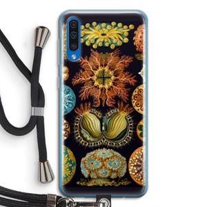 CaseCompany Haeckel Ascidiae: Samsung Galaxy A50 Transparant Hoesje met koord