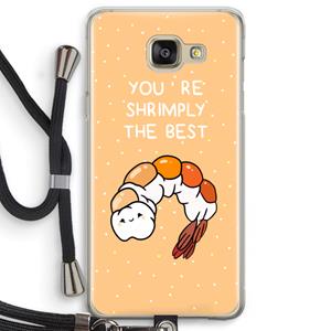 CaseCompany You're Shrimply The Best: Samsung Galaxy A5 (2016) Transparant Hoesje met koord