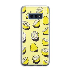 CaseCompany When Life Gives You Lemons...: Samsung Galaxy S10e Transparant Hoesje