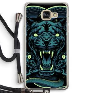 CaseCompany Cougar and Vipers: Samsung Galaxy A5 (2016) Transparant Hoesje met koord