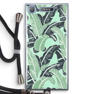 CaseCompany This Sh*t Is Bananas: Sony Xperia XZ1 Transparant Hoesje met koord