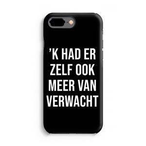 CaseCompany Meer verwacht - Zwart: iPhone 7 Plus Tough Case