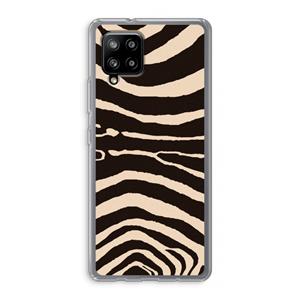 CaseCompany Arizona Zebra: Samsung Galaxy A42 5G Transparant Hoesje
