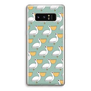 CaseCompany Pelican: Samsung Galaxy Note 8 Transparant Hoesje
