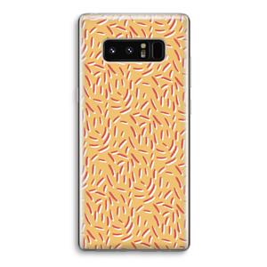 CaseCompany Camouflage: Samsung Galaxy Note 8 Transparant Hoesje