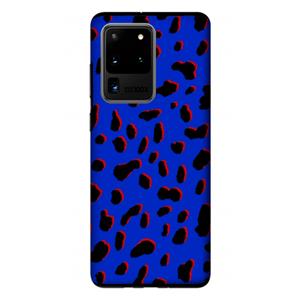 CaseCompany Blue Leopard: Samsung Galaxy S20 Ultra Tough Case