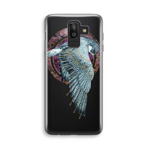 CaseCompany Golden Falcon: Samsung Galaxy J8 (2018) Transparant Hoesje