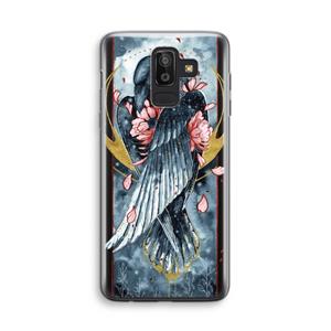 CaseCompany Golden Raven: Samsung Galaxy J8 (2018) Transparant Hoesje