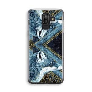 CaseCompany Golden Fox: Samsung Galaxy J8 (2018) Transparant Hoesje