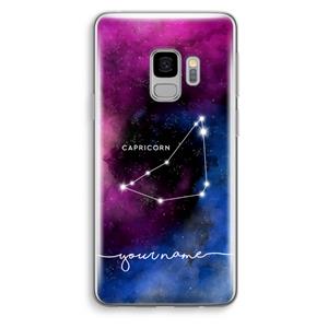 CaseCompany Sterrenbeeld - Donker: Samsung Galaxy S9 Transparant Hoesje