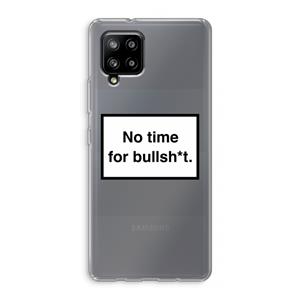 CaseCompany No time: Samsung Galaxy A42 5G Transparant Hoesje